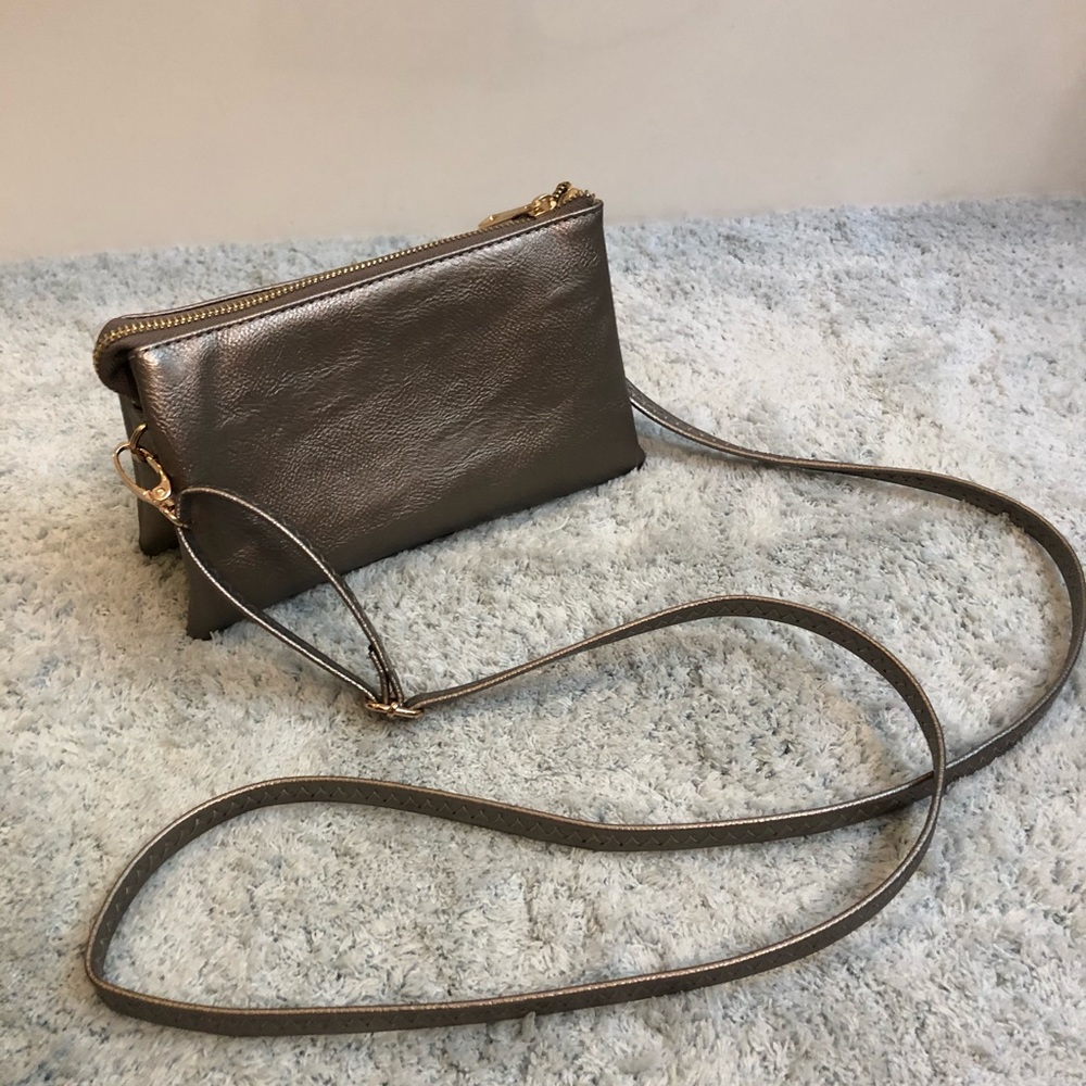 Small Silver Crossbody Purse